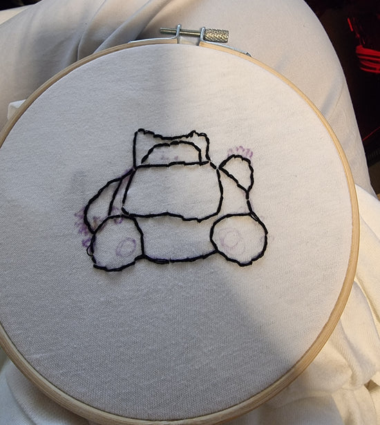 Ningen - First Hand Embroidered Attempt